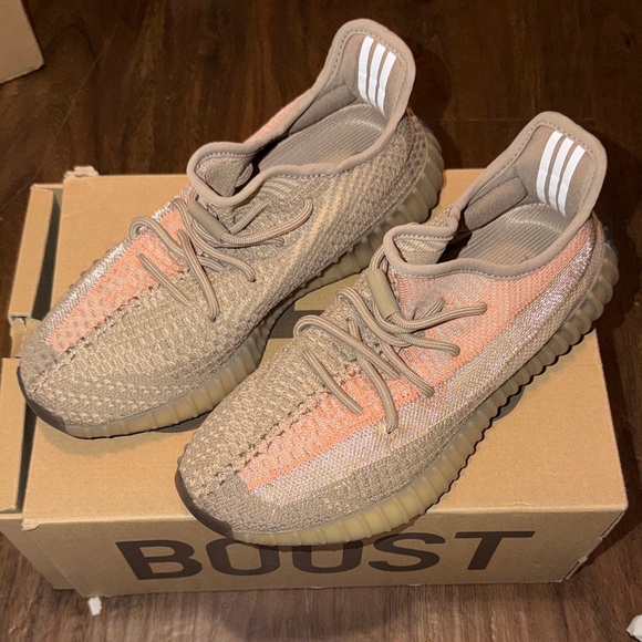 adidas gazelle silver green womens Adidas YEEZY 350 Oxford Tan Low-top Sneakers – Boutique LUC.S main image 1